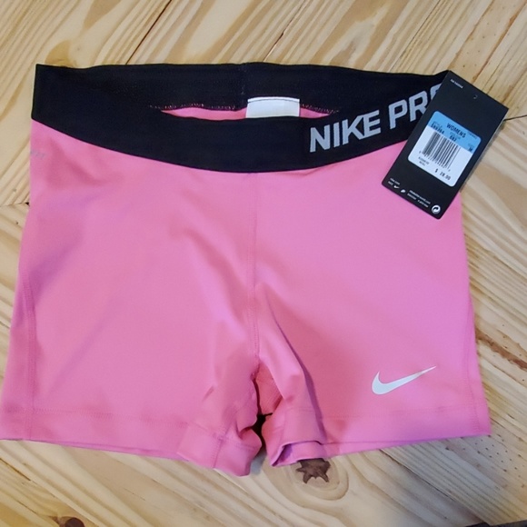 Nike Pants - NWT Nike Pro Combat Pink Compression Shorts M